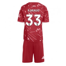 Liverpool Ronald Araujo #33 Hjemme skjorte til barn 2026-27 Kortermet (+ korte bukser)